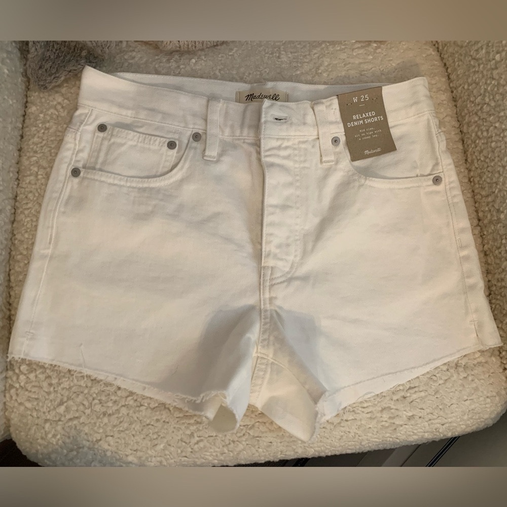 Madewell Relaxed Denim Shorts NWT!